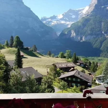 Apartment Chalet Moosrain 45 Zimmer-wohnung, Eigerblick