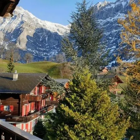 Chalet Moosrain 45 Zimmer-wohnung, Eigerblick *